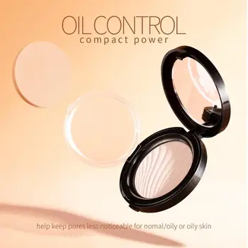 

1PC Delicate Natural Concealer Powder Portable Foundation Waterproof Long Lasting Face Concealer Powder With Powder Puff TSLM2