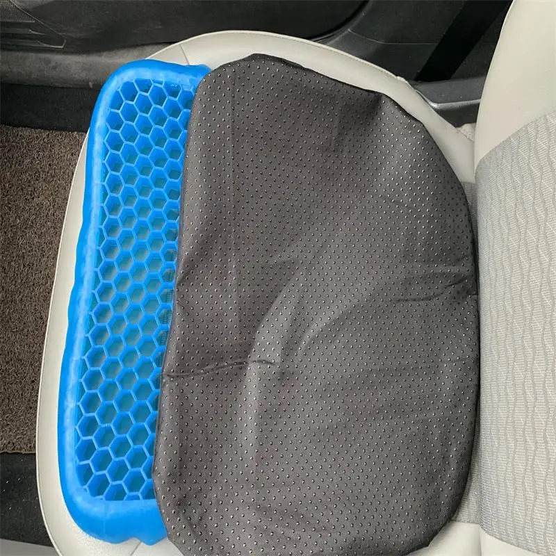 

Fashion 3D honeycomb ice pad gel cushion non-slip soft and comfortable outdoor massage office chair cushion carpet