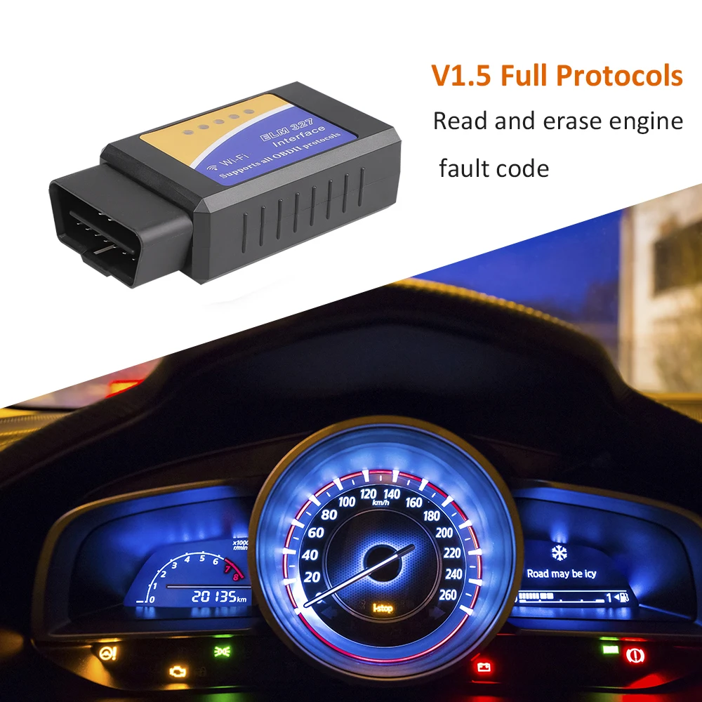 Elm327 Bluetooth Obd2 V1.5 Elm 327 V 1.5 Obd 2 Car Diagnostic-tool Scanner  Mini Elm-327 Obdii Adapter Auto Diagnostic Tool - Code Readers & Scan Tools  - AliExpress