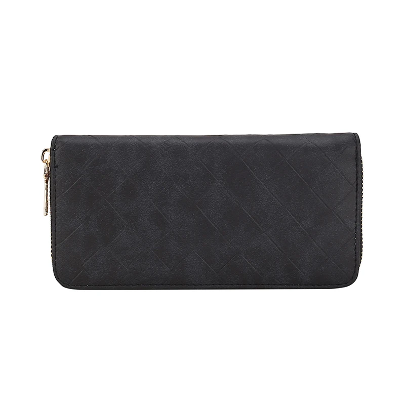 Long Wallet Women Purses Plaid Fashion Coin Purse Card Holder Wallets Female High Quality Clutch Money Bag PU Leather Wallet 6