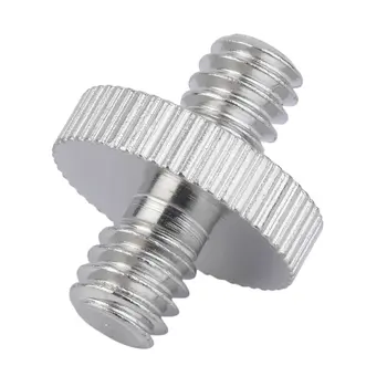 

1/4" Male to 1/4" Male Camera Screw Adapter For DSLR Tripod Mount Holder Monopod/Ball Head/Quick Release Plate/Flash Light Stand