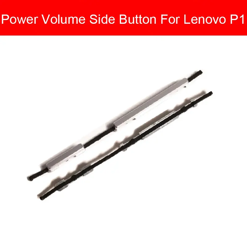 Volume Up Down + Power On Off Buttons For Lenovo VIBE P1 A42 C72/C58 P1a42 P1c72 P1c58 Side Keypad Replacement | Мобильные телефоны