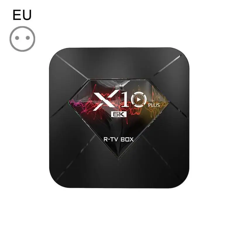 Декодер каналов кабельного телевидения Android 9,0 smart box Allwinner H6 2,4G Оперативная память+ 32/64GB 3,0 Встроенная память USB H.265 6K Box 4GB WiFi смарт-D9G0