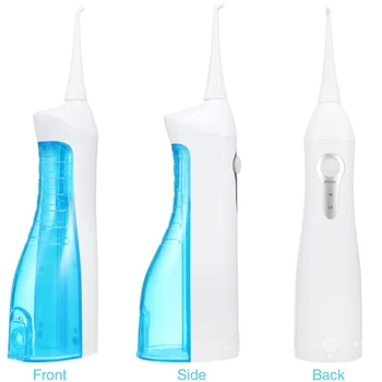 

Rechargeable Water Flossing Portable Oral Irrigator Tooth Cleaning Oral Floss Water Jet Flusher Care Tool(Blue)