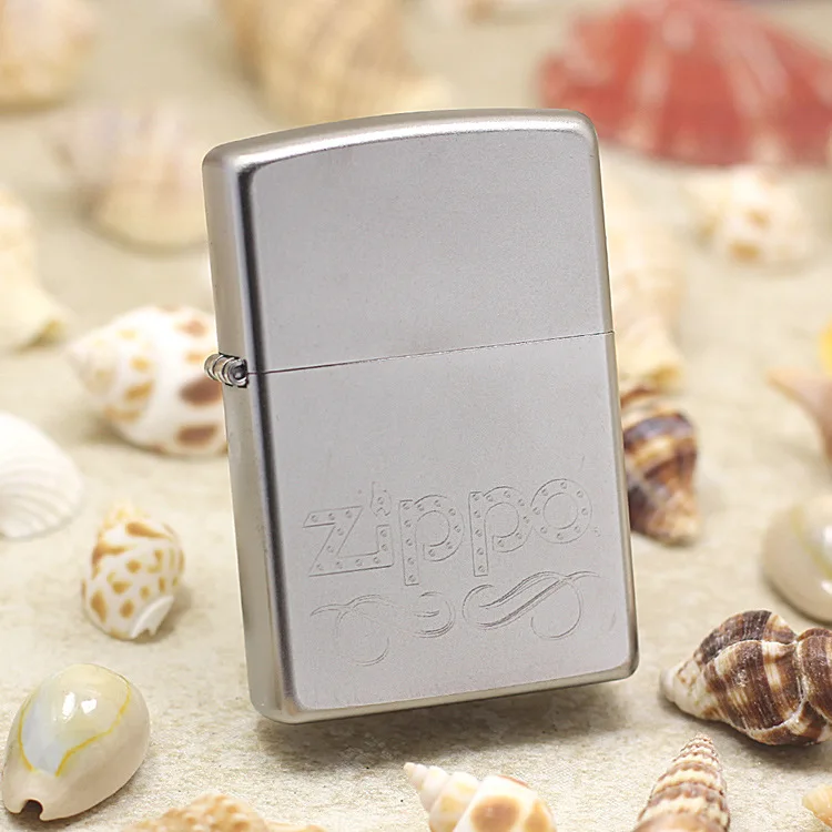 

Genuine Zippo oil lighter copper Pure color classics cigarette Kerosene lighters Gift With anti-counterfeiting code 24335