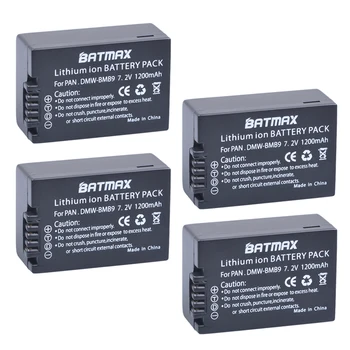 

Batmax 1200mAh DMW-BMB9 camera Li-ion battery for Panasonic Lumix DMC-FZ40K,FZ45K, FZ47K,FZ48K,FZ60,FZ70,FZ100,FZ150