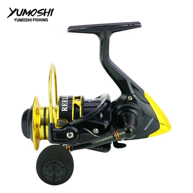 YUMOSHI SF fishing reel 5.1:1 metal spool CNC 13+1BB 1