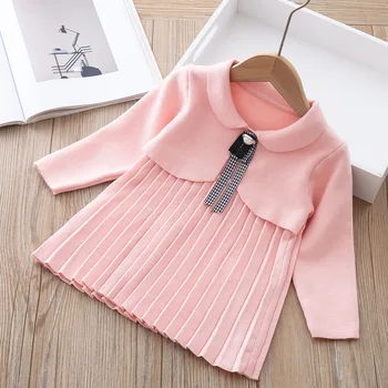 

Jargazol Toddler Girl Fall Clothes 2020 Fashion Knit Sweater Top Korean Cute Little Girls Pullover Baby Children Christmas Tops