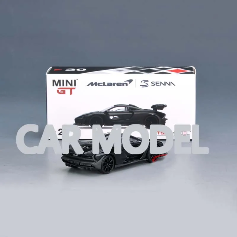 1: 64 масштаб сплава игрушечные транспортные средства TSM MINI GT McLaren Senna модель автомобиля Детские игрушечные машинки авторизованный игрушки для детей