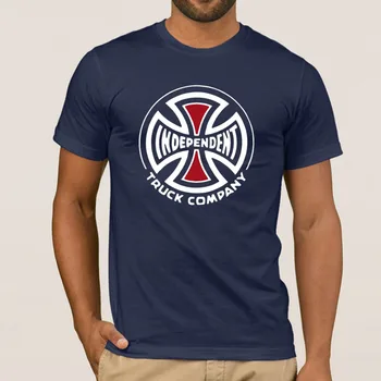 

New Style Independent Truck Company Iron Cross Skateboard Mens Tshirt Gift Unisex T Shirt For Men Women Solid Color Pop Top Tee