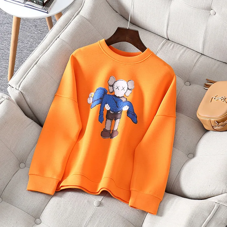 

Autumn women's loose sweatshirt high quality space cotton cartoon patternpullovers sweatshirt A962