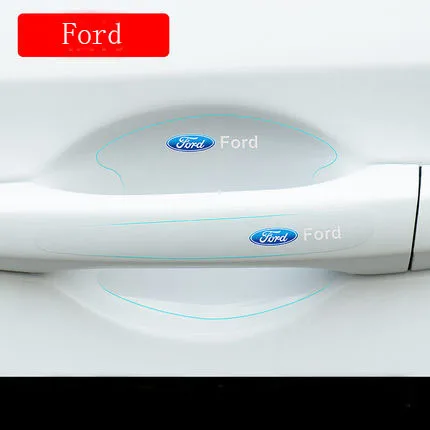 4 шт. прозрачные наклейки на дверную чашу устойчивые к царапинам защитные ручку