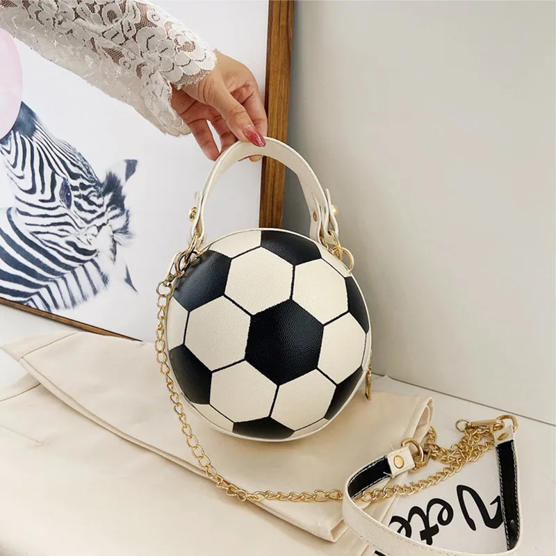 Fashion Round Basketball Shaped Womens Shoulder Bag Leather Girls Chain  Handbags for Women Fashionable Decoration for Teenager - AliExpress