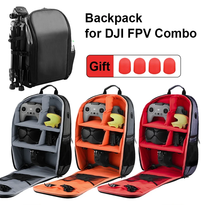 Waterproof Backpack for DJI FPV Combo Storage Bag Drone Remote Control FPV Goggles V2 Portable