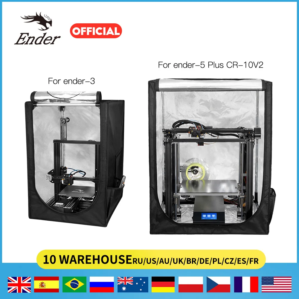 Creality 3D Printer Enclosure Cover Soundproof Dust Proof Enclosure Kit Large Size For Ender 3
