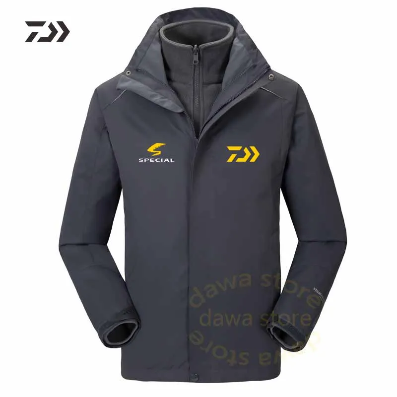 

Daiwa Fishing Jacket Windproof Thick Fishing Clothing Autumn Winter Fishing Shirt Men Outdoor Mountaineering Fishing Jacket