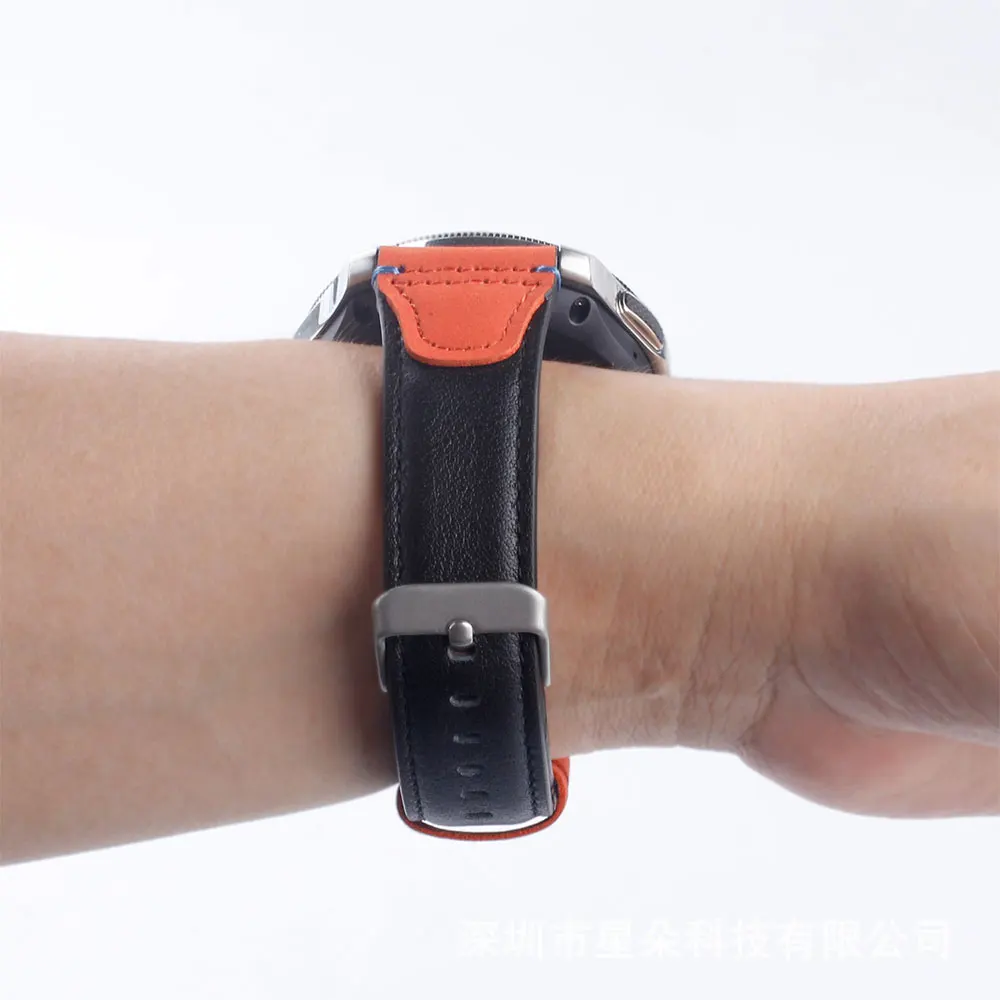 Кожаный ремешок для часов Универсальный 22 мм Sweatproof наручный браслет ремешок высокого качества ремешок для замены часов для Fossil Q