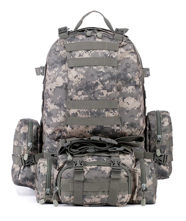 ACU camo Camelback тактический Molle штурмовой рюкзак Открытый Охота Рыбалка рюкзак с Molle сумки - Цвет: ACU camo