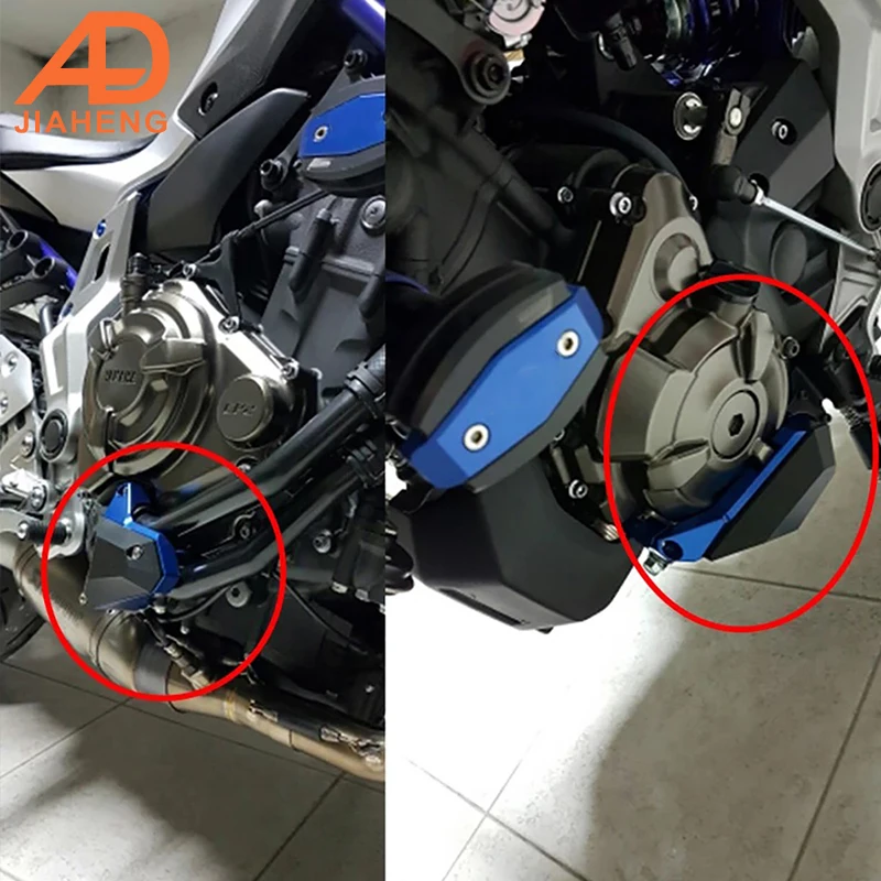 Для YAMAHA MT 07 MT07 FZ07 MT-07 2014 2015 2016 2017 2018 Защитная крышка для корпуса двигателя