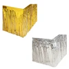 New Table Skirt Wedding Decoration Table New Year Easter Decoration For Home Birthday Party Decor Metal Rain Tinsel Table Skirt 5