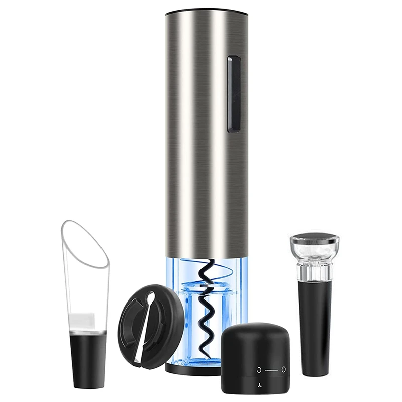 Electric Wine Bottle Opener, Rechargeable Wine Opener Kit, Automatic Electric Corkscrew with