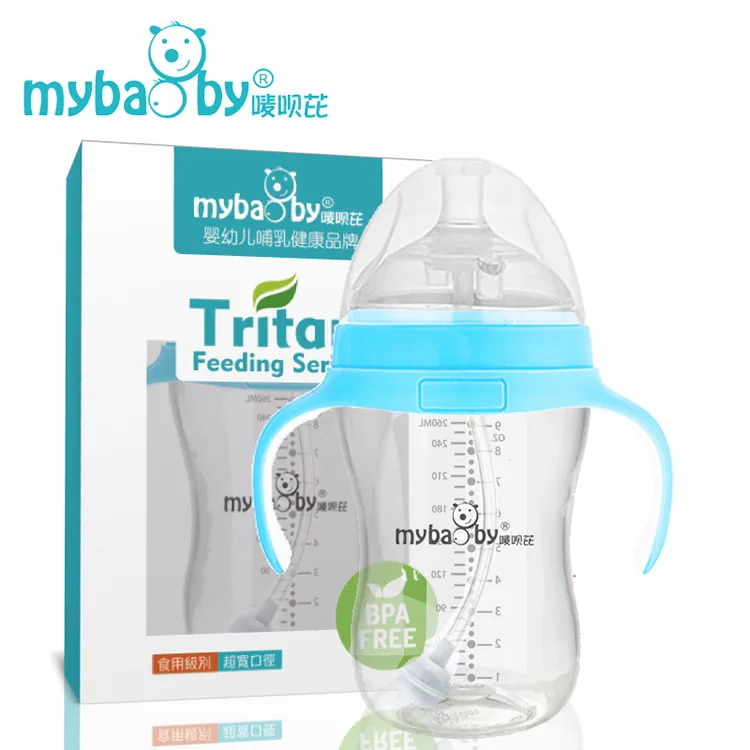 

[Micro for] Tritan Feeding Bottle Infant Ultra-Wide Aperture Breast Milk RealSense Newborns Shatter-resistant Anti Choking Feedi