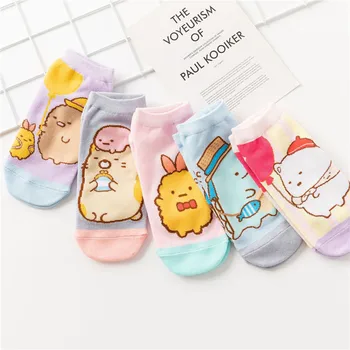 

Novel Funny Cartoon Straight Socks Ins Korean Cute Animal Socks Slippers Soft Stylish Candy Color Girl Cotton Socks Pop Socket