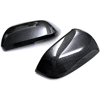 

Rear View Mirror Cover Carbon Fibre Side Door Mirror Protection Shell Frame Cap Decorative Trim for Atlas 2017- 2020