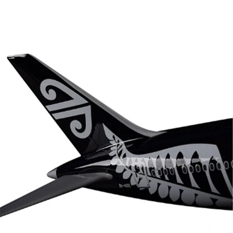 Коллекция 1:130 масштаб 43 см Новая Зеландия B787-8 авиакомпания модель самолета Смола самолет с светильник и колесами дисплей для взрослых