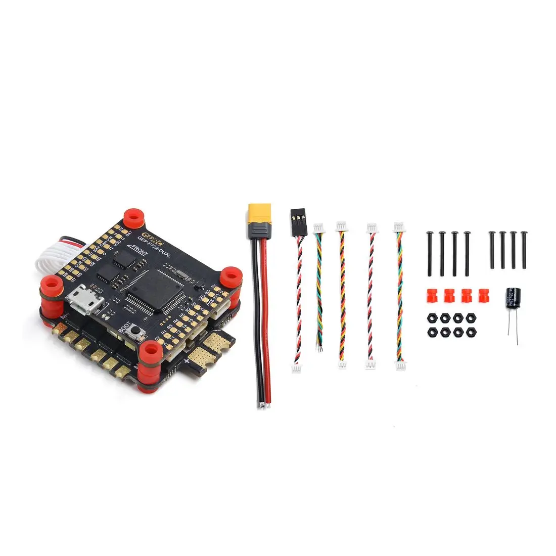 

GEPRC Stack GEP-SPAN-F722-BT Dual Gyro F7 OSD Flight Controller & 50A BL_32 3-6S ESC for RC Drone FPV Racing Multirotor Parts