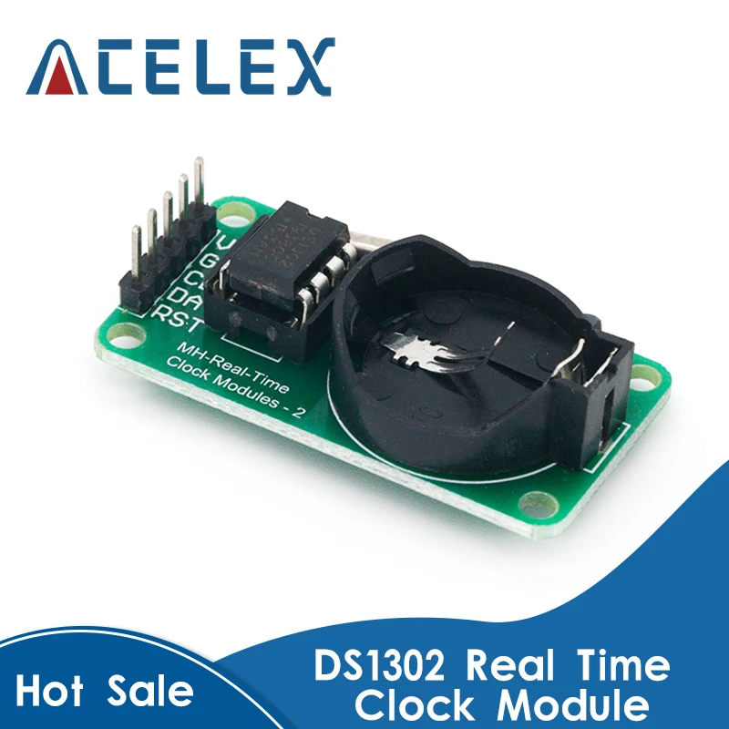 Новое поступление модуль часов реального времени RTC DS1302 для AVR ARM PIC SMD Arduino|kit kits|kit