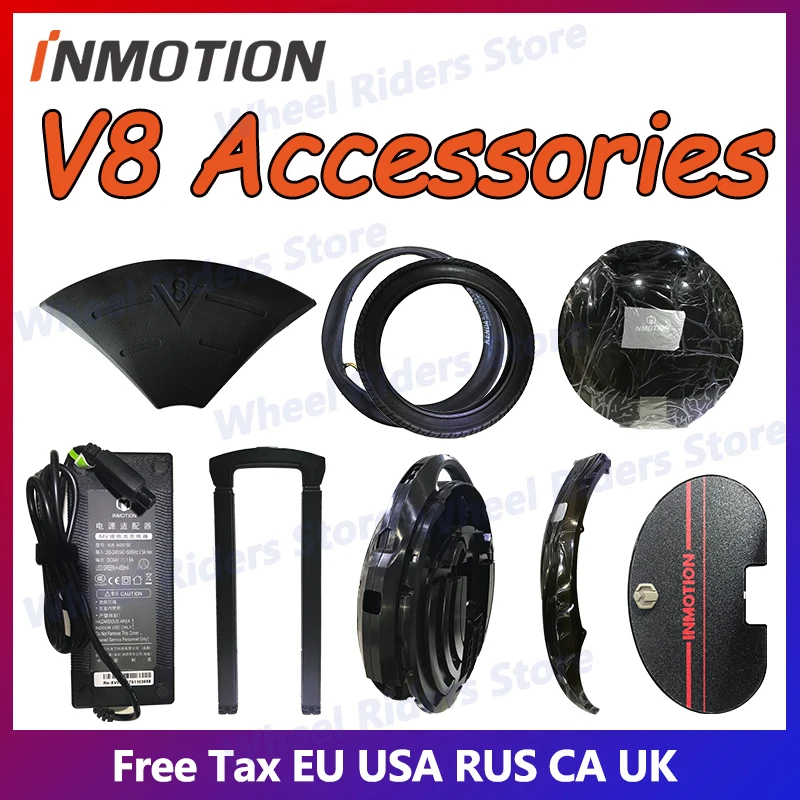 

INMOTION V8 Electric wheel barrow accessories all pars Battery, controller, pull rod, handle bar, lampshade, motor, 16 inch tire