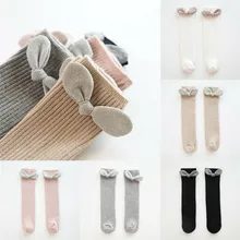 Emmababy новые детские носки для малышей девочек с большим бантом до колена длинные мягкие хлопковые бриллианты трикотажные изделия meisje дропшиппинг Emmababy новые детские носки для малышей девочек с большим бантом до колена длинные мягкие хлопковые бриллианты трикотажные изделия meisje дропшиппинг