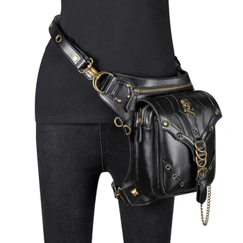 Bolso de marca de lujo para mujer, bolsa para motos de marca, negro, cruzado, cinturón de mujer, para el pecho, bandolera, pochette de cuero