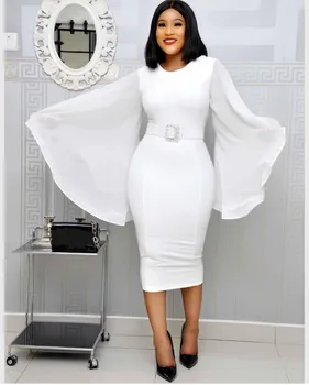 

2020 new elegent Africa clothing fashion style african women summer and autumn plus size dress