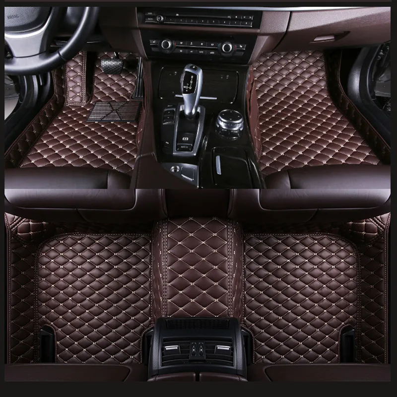 Custom car floor mat For ford fusion fiesta mk7 s max ranger explorer 5