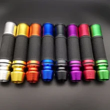 Универсальные рукоятки для мотоцикла с ЧПУ из алюминиевого сплава с резиновой нескользящей подошвой, для большинства брендовых мотоциклетных ручек