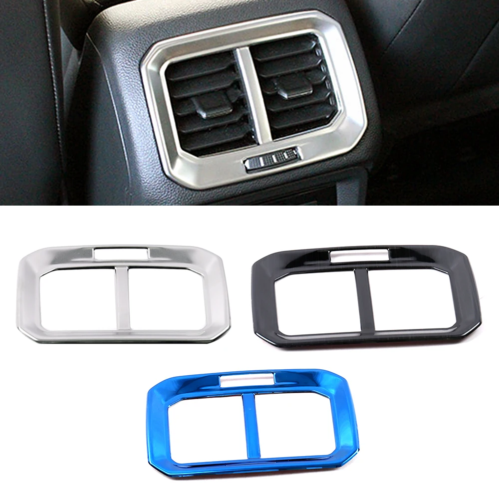 Car Armrest Rear Air Vent Frame Outlet Trim Chrome for Volkswagen Vw Tiguan 2017 2018 2019 2020 2021 Accessories Auto r line mk2 |