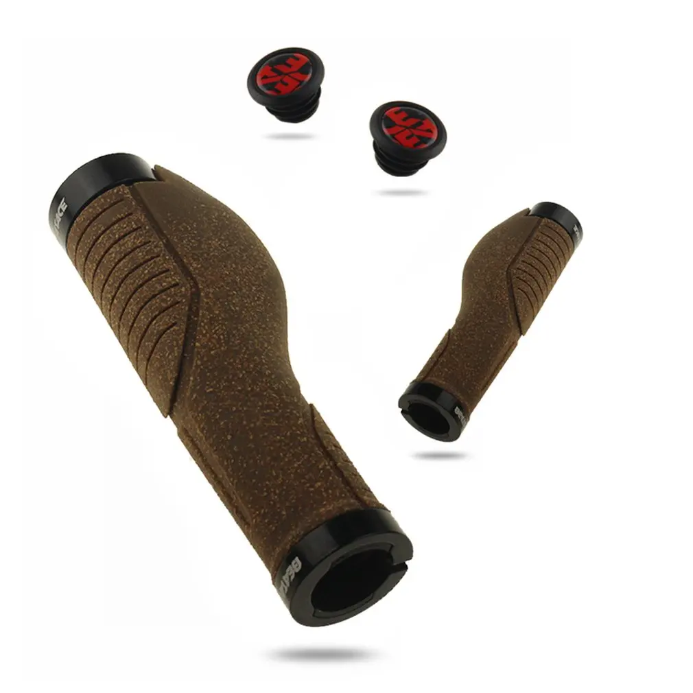 Велосипедные ручки с двойным замком из пробкового каучука, противоскользящие велосипедные ручки для руля, горная лента для велосипеда, рукоятка для велосипеда