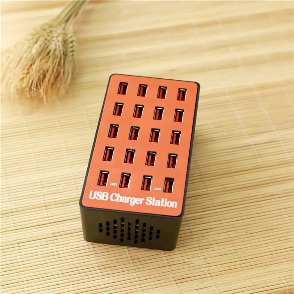 

USB Charger 20 Ports USB Hub quicky charge 3.0 Station Power Adapter Universal for iPhone7 8 iPhone 8 Plus X iPad Samsung Huawei