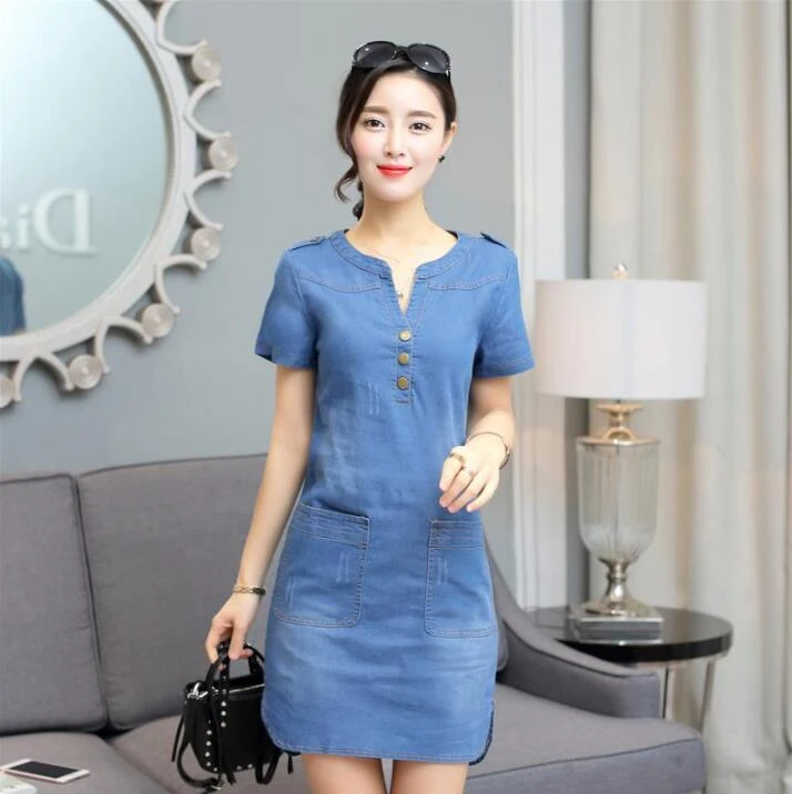 aliexpress denim dress
