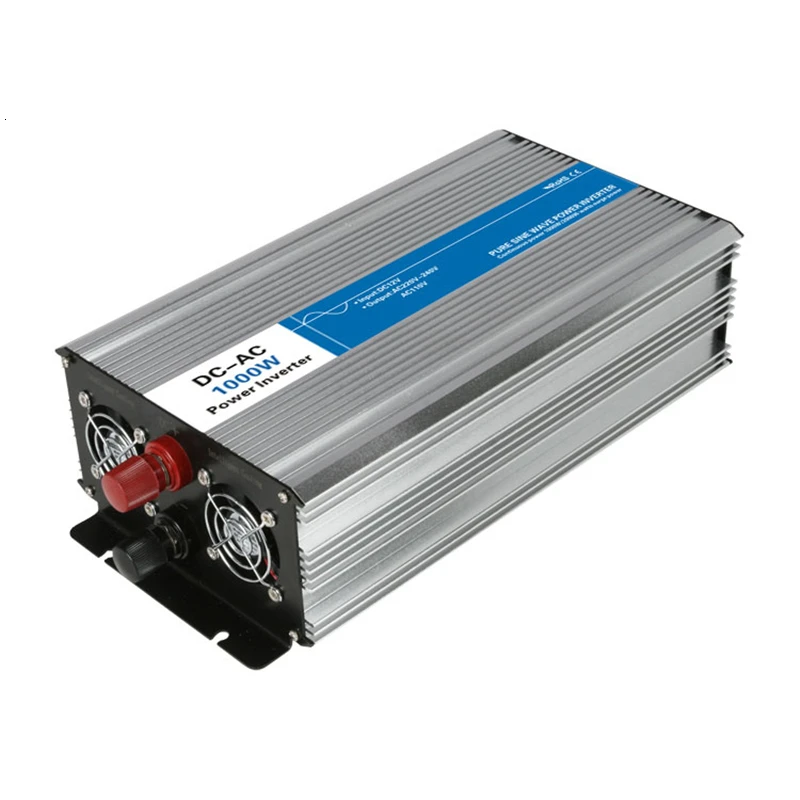 Мощность 1000W DC Вход 12V 24V 48V AC Выход 110V 220 В немодулированная Синусоидальная волна вне сетки галстук инвертора пользовательские Солнечный светодиодный Дисплей ватт вольт