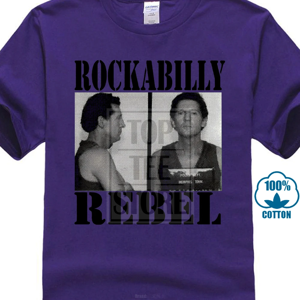 Мужская летняя футболка Jerry Lee Lewis Rockabilly Rebel Foto Archivo с 3D принтом коротким рукавом|men
