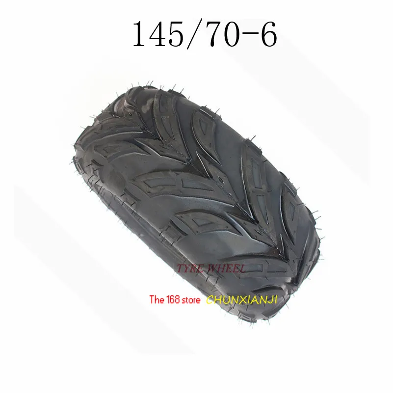 145/70-6 дюймов ATV вакуумные шины бескамерные шины для 49cc 50cc 110cc электрический ATV Скутер Багги Go Kart велосипед запчасти для внедорожников