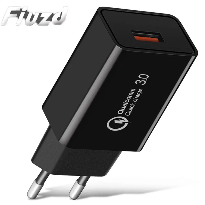 

Fiuzd Fast Charger Quick charge 3.0 QC 18W USB Charger for iPhone QC3.0 Wall Charger for Samsung Xiaomi Huawei Phone Charger
