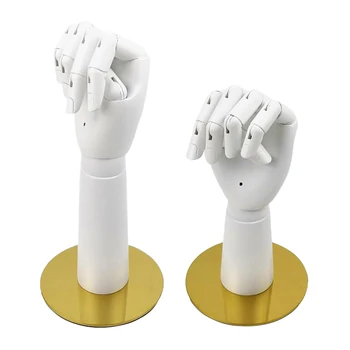 

2x Joint Hand Ring Watch Jewelry Display Stand Organizer Artist Hand Model