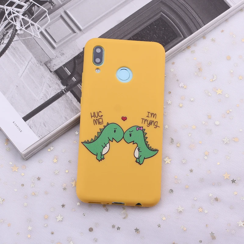 Чехол для телефона из ТПУ для Xiao mi Red mi Note 8 7 6 5 Pro 7A 6A S2 mi 9 SE 8 A3 A2 lite 9T K20 CC9 E Cute Baby Dinosaur Hug Cardinal Candy