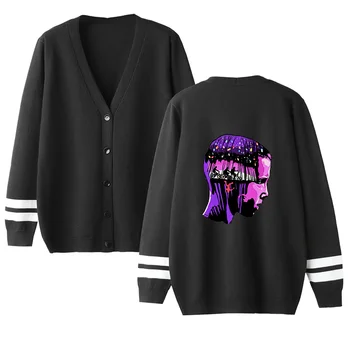 

Stranger Things v-neck Cardigan Sweater men/women Hot Fashion Casual Harajuku Sweater stranger things Popular Black casual tops
