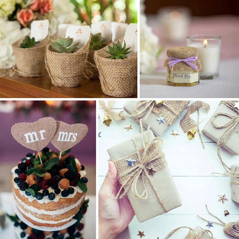 Jute Ribbon for Christmas Wedding