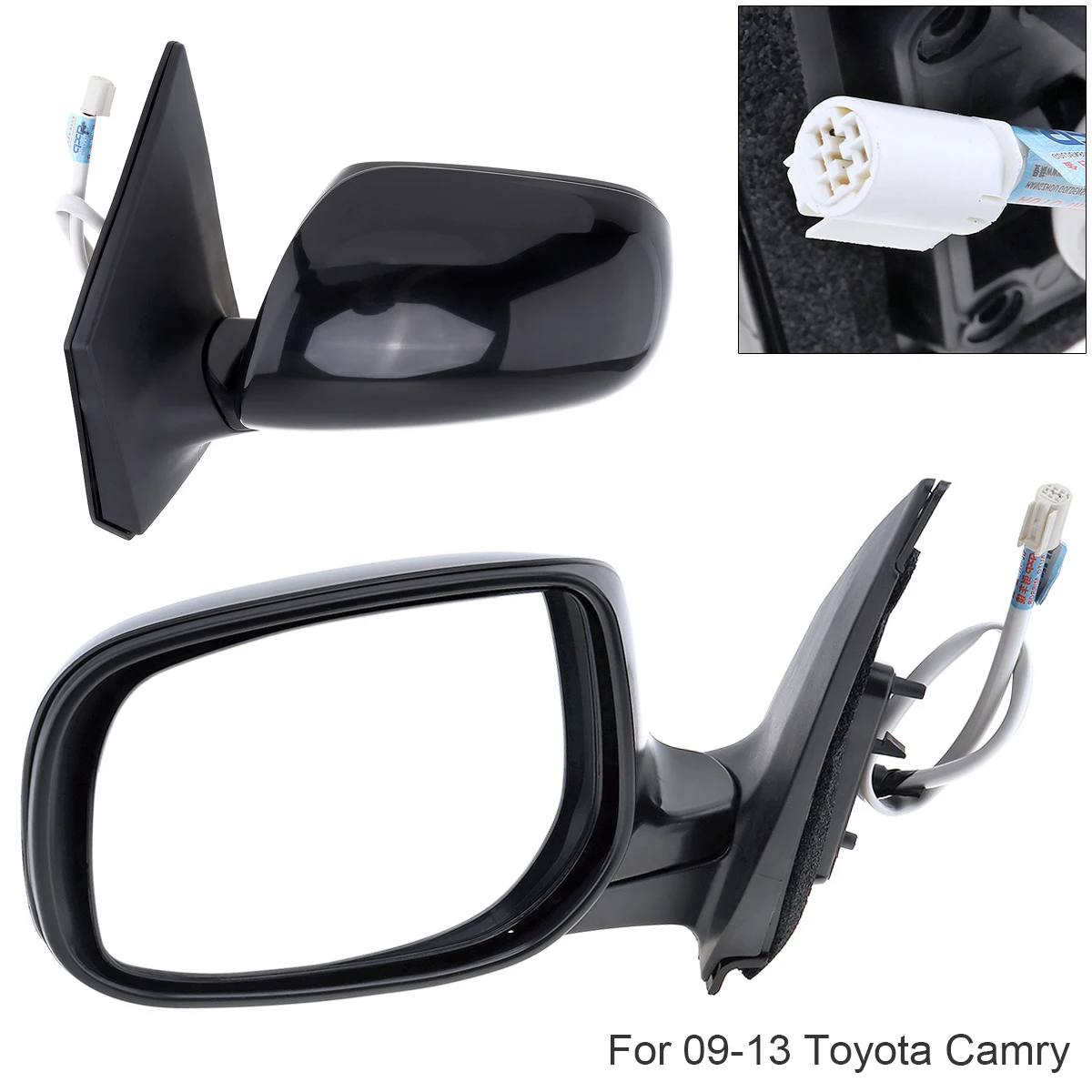 Non-Folding Durable Left Side Mirror Left Hand LH Mirror Fit for Toyota Corolla 09-13